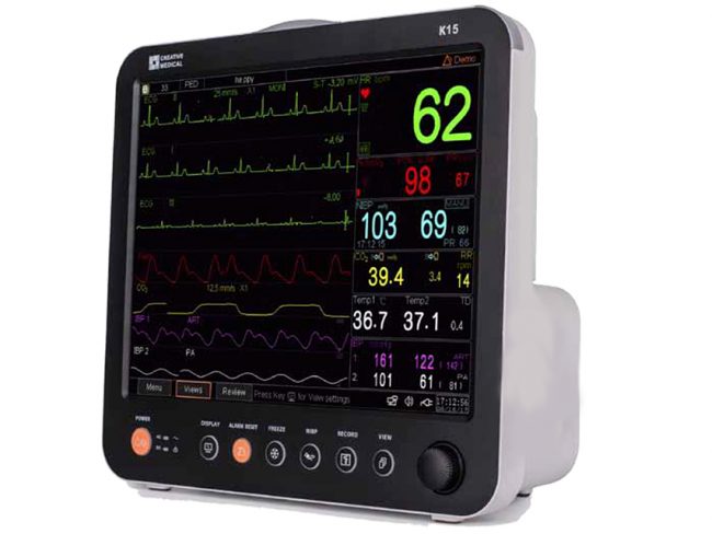MONITOR MULTIPARÂMETRO K15 05 PARAMETROS BÁSICOS
